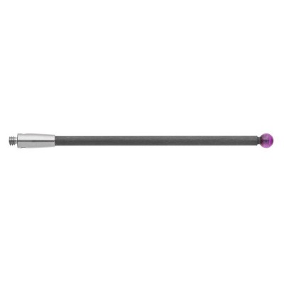 Kulka rubinowa M2, trzon z włókna węglowego, śr. 3 mm, dł. 50 mm, efektywna długość robocza 47 mm