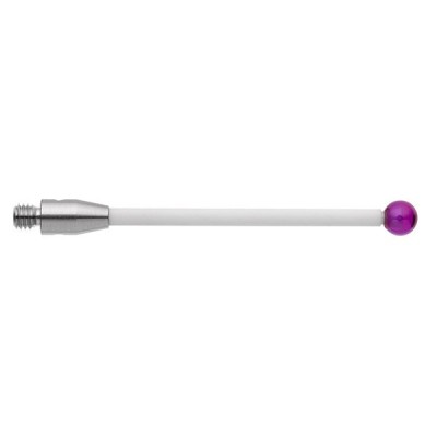 Kulka rubinowa M3, trzon ceramiczny, śr. 4 mm, dł. 40 mm, efektywna długość robocza 32,5 mm