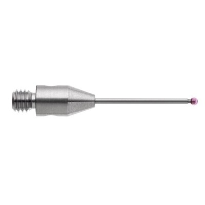 Kulka rubinowa M3, trzon z węglika wolframu, śr. 1 mm, dł. 20 mm, efektywna długość robocza 12,5 mm