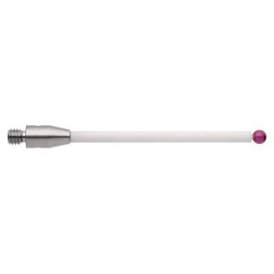 Kulka rubinowa M3, trzon ceramiczny, śr. 2,5 mm, dł. 40 mm, efektywna długość robocza 32,5 mm
