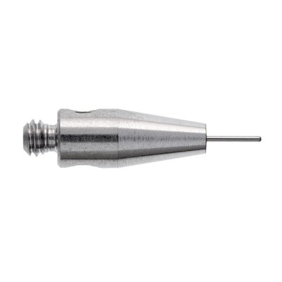 Trzpień pomiarowy z zakończeniem półkulistym M2 z węglika wolframu, śr. 0,3 mm, dł. 10 mm, efektywna dł. robocza 2,7 mm