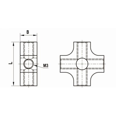 Kostka tytanowa M3 XXT gwiazdowa, dł. 13mm, do zastosowań Zeiss Kostka tytanowa M3 XXT gwiazdowa, dł. 13mm, do zastosowań Zeiss