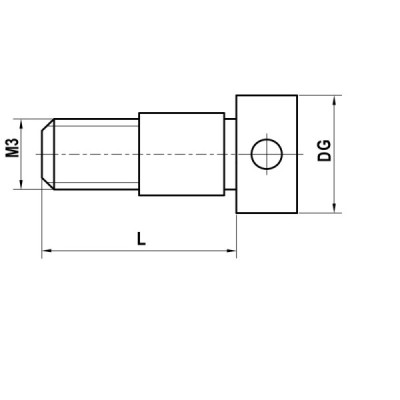Śruba zaciskowa M3 XXT, tytan, dł. 8 mm, do zastosowań Zeiss Śruba zaciskowa M3 XXT, tytan, dł. 8 mm, do zastosowań Zeiss