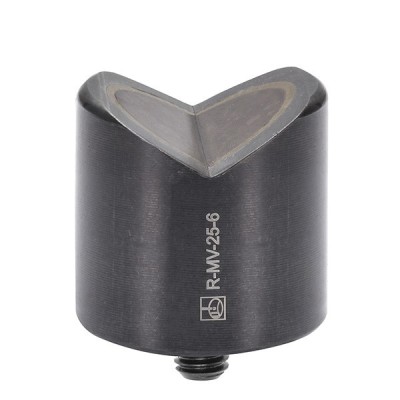 Magnes z wycięciem V śr. 25 mm x 25 mm z gwintem M6 Magnes z wycięciem V śr. 25 mm x 25 mm z gwintem M6