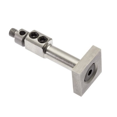 Trzpień M4 z klockiem do uzgadniania bazy wymiarowej narzędzi, z węglika wolframu, dł. 34,5 mm