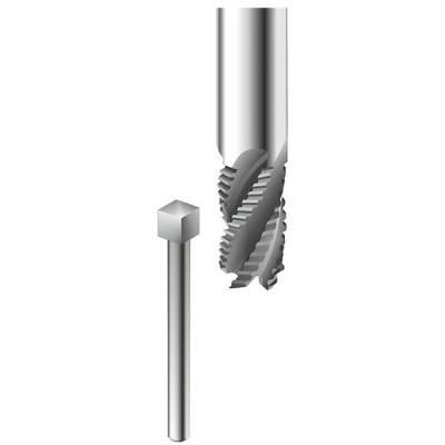 Kostka do uzgadniania bazy wymiarowej narzędzi M4, trzon ze stali nierdzewnej, dł. 43 mm
