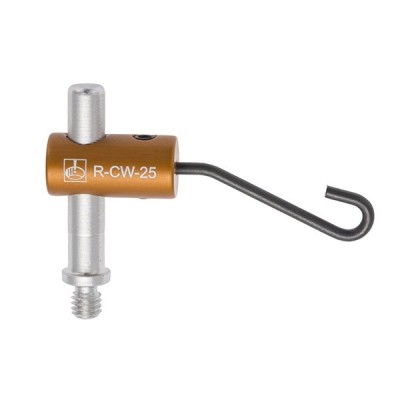 Zacisk drutowy sprężynowy 36 mm ze słupkiem 25 mm i gwintem M4
