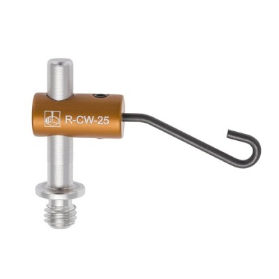 Zacisk drutowy sprężynowy 36 mm ze słupkiem 25 mm i gwintem M6