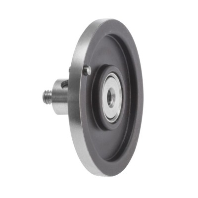 Dysk M2 ze stali srebrzanki, z rolką kulkową, śr. 18 mm, szerokość 1,5 mm