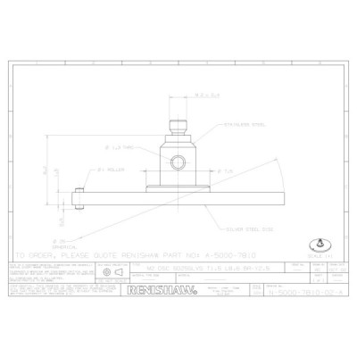 Trzpień dysk talerzykowy Renishaw (M2/L7,5/D25) SKU: A-5000-7810