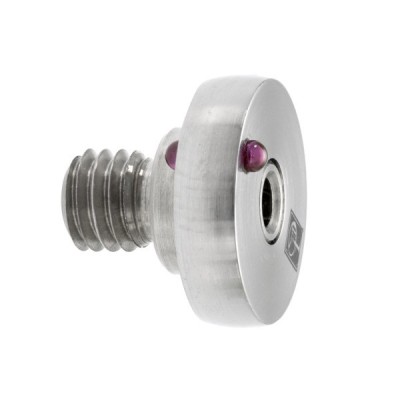 Dysk M5 ze stali srebrzanki, z rolką kulkową, śr. 12 mm, szerokość 3 mm