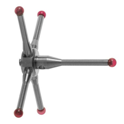 5-kierunkowa gwiazda M3, rozpiętość 30 mm, kulki rubinowe, śr. 2 mm