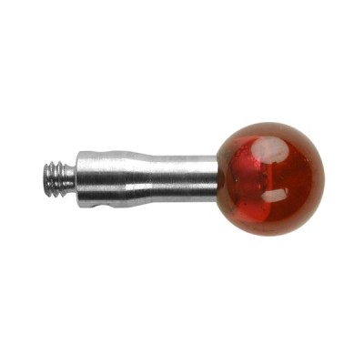 Kulka rubinowa M2, trzon ze stali nierdzewnej, śr. 8 mm, dł. 11 mm, efektywna długość robocza 11 mm