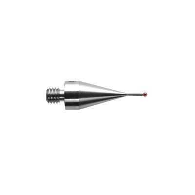 Kulka rubinowa M4, trzon ze stali nierdzewnej, śr. 1 mm, dł. 19,5 mm, efektywna długość robocza 4,5 mm