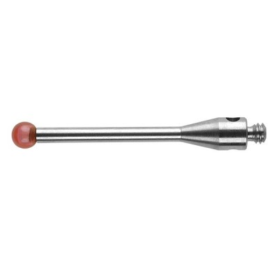 Kulka rubinowa M2, trzon ze stali nierdzewnej, śr. 2,5 mm, dł. 20 mm, efektywna długość robocza 16,4 mm