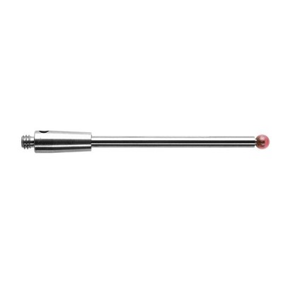 Kulka rubinowa M2, trzon z węglika wolframu, śr. 2 mm, dł. 30 mm, efektywna długość robocza 22,5 mm