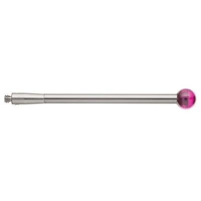 Kulka rubinowa M2, trzon z węglika wolframu, śr. 5 mm, dł. 40,25 mm, efektywna długość robocza 40,25 mm