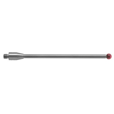 Kulka rubinowa M3, trzon z węglika wolframu, śr. 3 mm, dł. 50 mm, efektywna długość robocza 43,7 mm