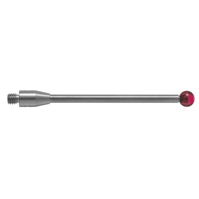 Kulka rubinowa M3, trzon z węglika wolframu, śr. 4 mm, dł. 40 mm, efektywna długość robocza 36 mm