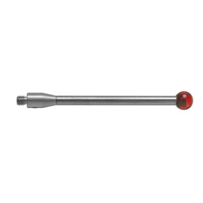 Kulka rubinowa M3, trzon z węglika wolframu, śr. 5 mm, dł. 40 mm, efektywna długość robocza 40 mm