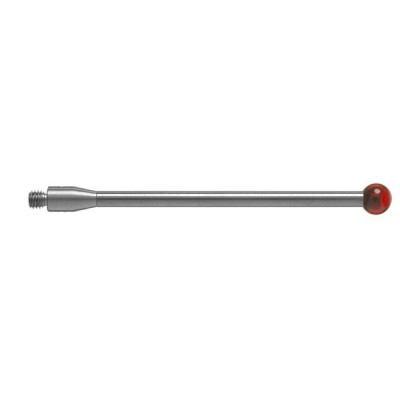 Kulka rubinowa M3, trzon z węglika wolframu, śr. 5 mm, dł. 50 mm, efektywna długość robocza 50 mm