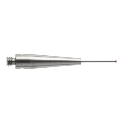 Kulka rubinowa M2, trzon z węglika wolframu, śr. 0,5 mm, dł. 20 mm, efektywna długość robocza 7 mm Kulka rubinowa M2, trzon z węglika wolframu, śr. 0,5 mm, dł. 20 mm, efektywna długość robocza 7 mm