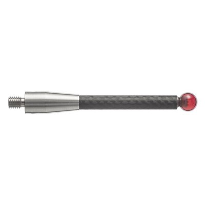 Kulka rubinowa M4, trzon z włókna węglowego, śr. 6 mm, dł. 50 mm, efektywna długość robocza 38,5 mm