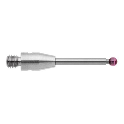 Kulka rubinowa M3, trzon z węglika wolframu, śr. 2 mm, dł. 20 mm, efektywna długość robocza 12,5 mm