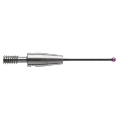 Uchwyt mocujący trzpienia gwiazdowego z kulką rubinową M2, trzon z węglika wolframu, śr. 1 mm, dł. 18,5 mm