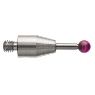 Kulka rubinowa M4, trzon z węglika wolframu, śr. 4 mm, dł. 20 mm, efektywna długość robocza 8,5 mm