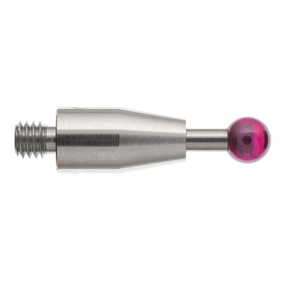 Kulka rubinowa M4, trzon z węglika wolframu, śr. 5 mm, dł. 20 mm, efektywna długość robocza 7,9 mm