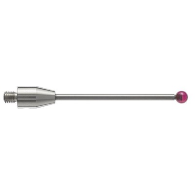 Kulka rubinowa M4, trzon z węglika wolframu, śr. 2 mm, dł. 50 mm, efektywna długość robocza 40 mm