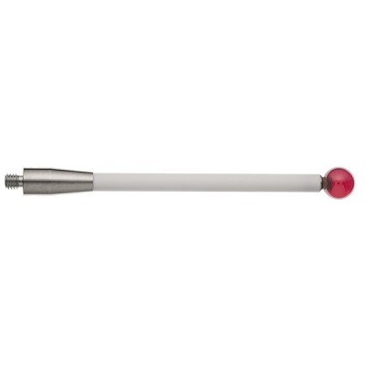 Kulka rubinowa M4, trzon ceramiczny, śr. 8 mm, dł. 75 mm, efektywna długość robocza 75 mm
