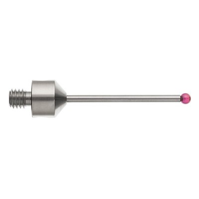 Kulka rubinowa M5, trzon z węglika wolframu, śr. 3 mm, dł. 40 mm, efektywna długość robocza 31 mm