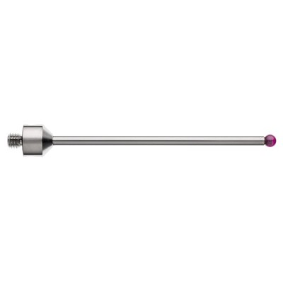 Kulka rubinowa M5, trzon z węglika wolframu, śr. 4 mm, dł. 75 mm, efektywna długość robocza 66 mm