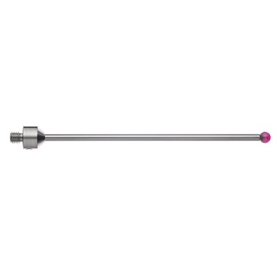 Kulka rubinowa M5, trzon z węglika wolframu, śr. 5 mm, dł. 100 mm, efektywna długość robocza 91 mm